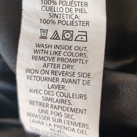 The Children's Place Toddler Girls Black Dress Coat w/ Bow on Back Size 3T - Picture 7 of 10